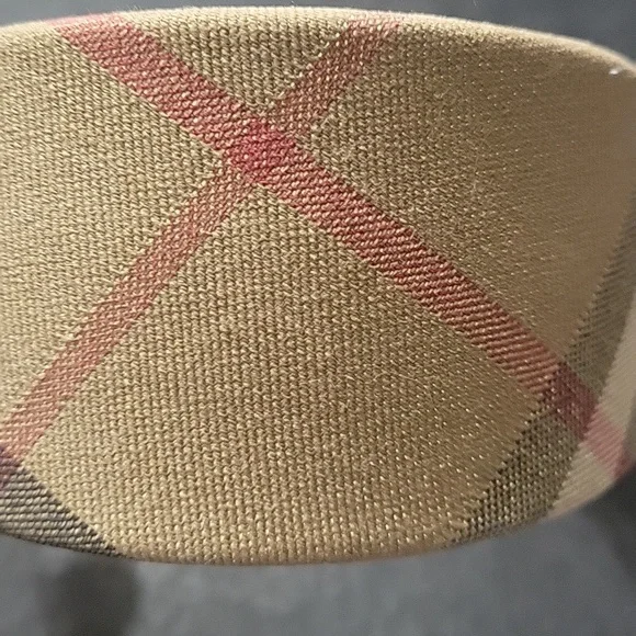BURBERRY HEADBAND NOVA CHECK GLITTLER NWOT  display picture 3